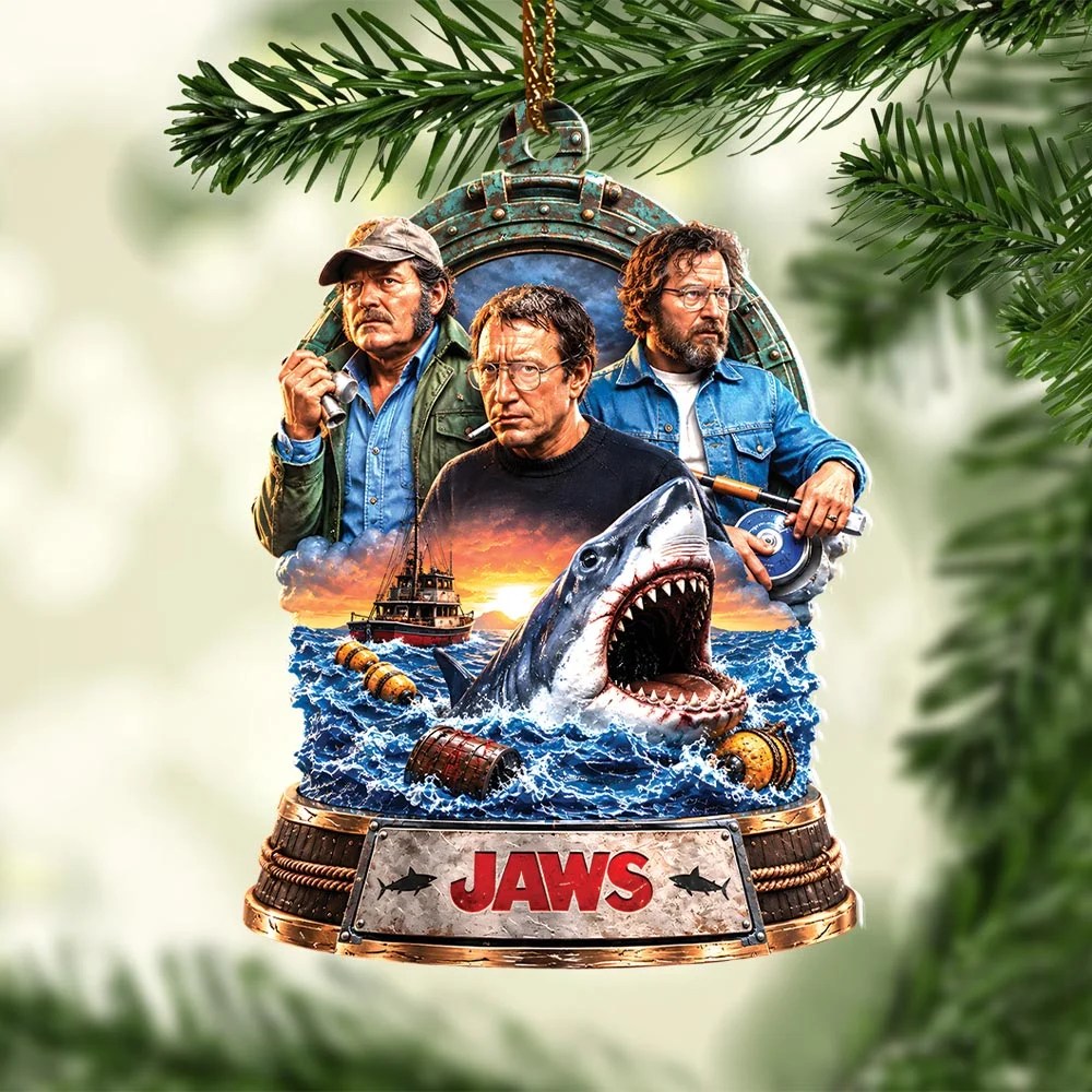 Jaws Custom Shape 2-side Printed Acrylic Ornament – HOATT21418