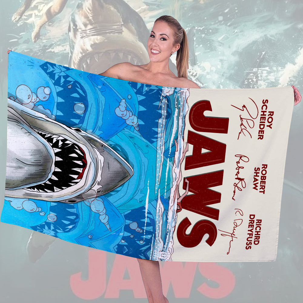 Jaws Rectangle Beach Towel – GNE NEW527