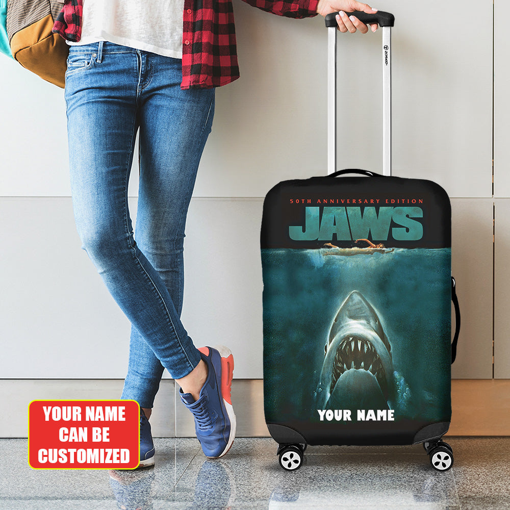 Personalized Jaws Luggage Cover – TANTN 12286