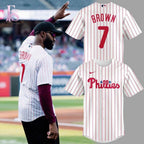 Jaylen Brown Philadelphia Phillies Baseball Jersey