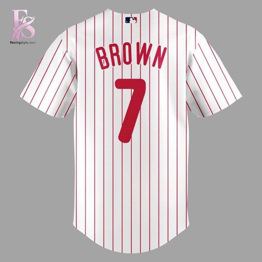 Jaylen Brown Philadelphia Phillies Baseball Jersey