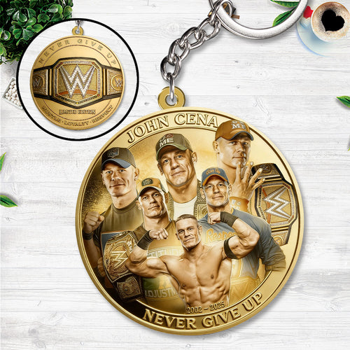 John Cena Custom Shape 2-sided Keychain – HOATT15219