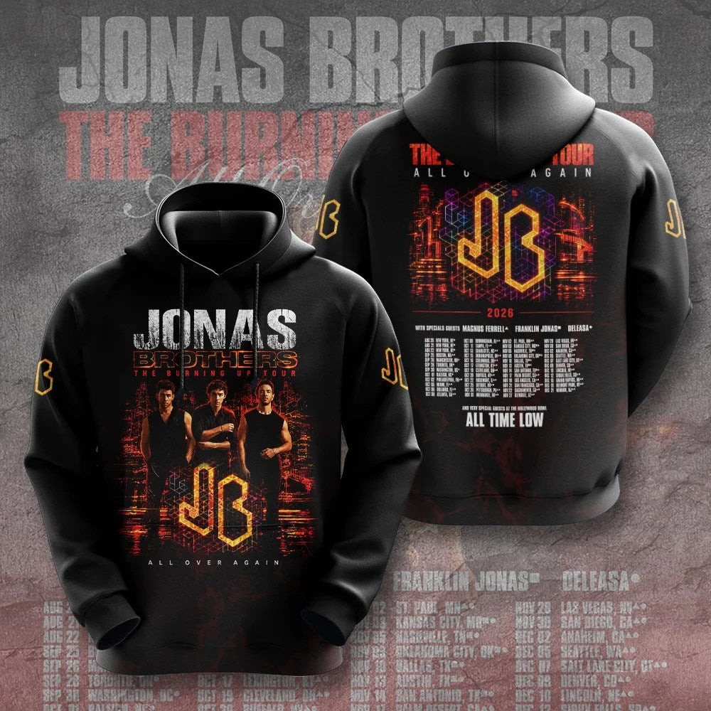 Jonas Brothers Tour 2026 3D Apparel – GNE8844