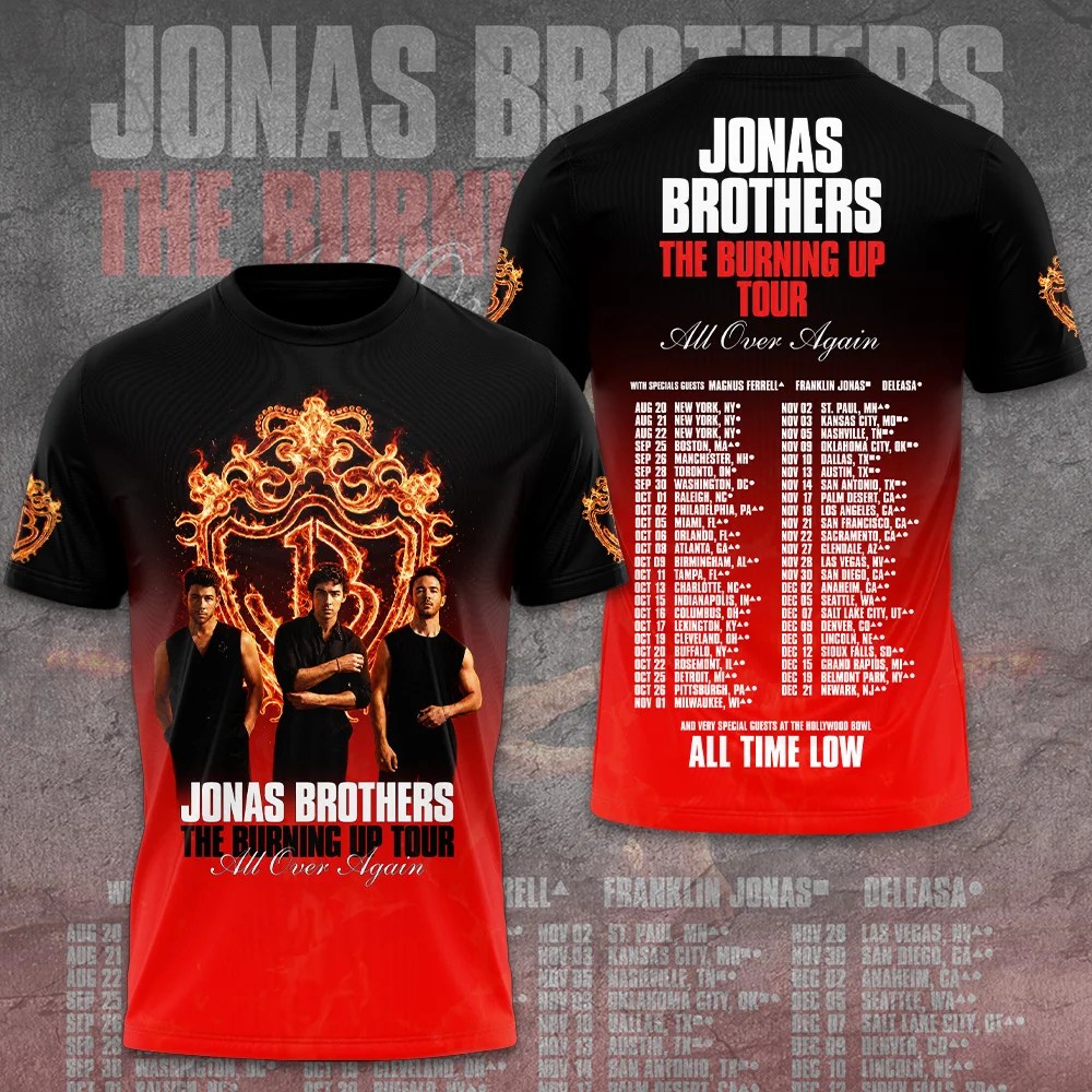 Jonas Brothers Tour 2026 3D Apparel – GNE8219