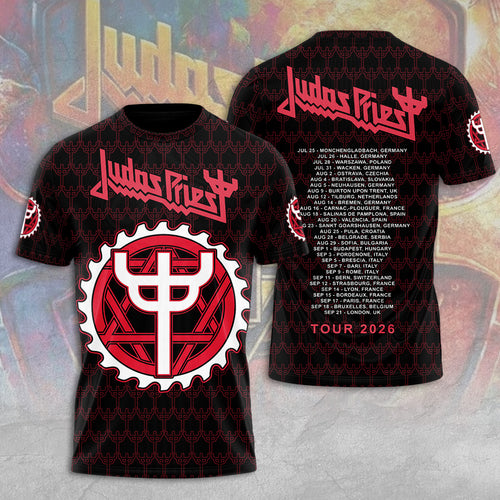 Judas Priest Tour 2026 3D Apparel – TANTN22205