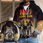KISS 3D Unisex Waffle Hoodie – TMTHU9077
