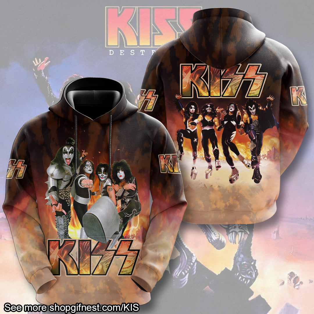 Kiss Band 3D Apparel – HUANNM 2084