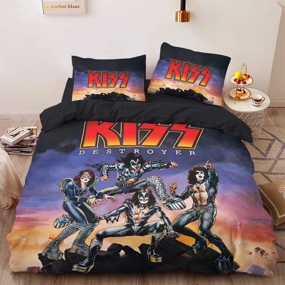 KISS 3-Piece Duvet Bedding Set – TMTHU7096