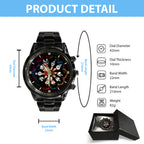 KISS Black Stainless Steel Watch – GNE 986