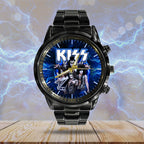 KISS Black Stainless Steel Watch – GNE 658