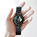 KISS Black Stainless Steel Watch – TANTN 7771