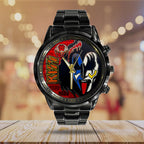 KISS Black Stainless Steel Watch – TANTN 7772