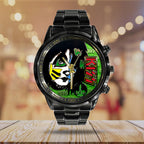 KISS Black Stainless Steel Watch – TANTN 7774