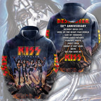KISS Destroyer 50th Anniversary 2026 3D Apparel – TMTHU6106