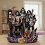 KISS Destroyer 50th Anniversary 2026 Custom Shape Acrylic Plaque – TMTHU6434