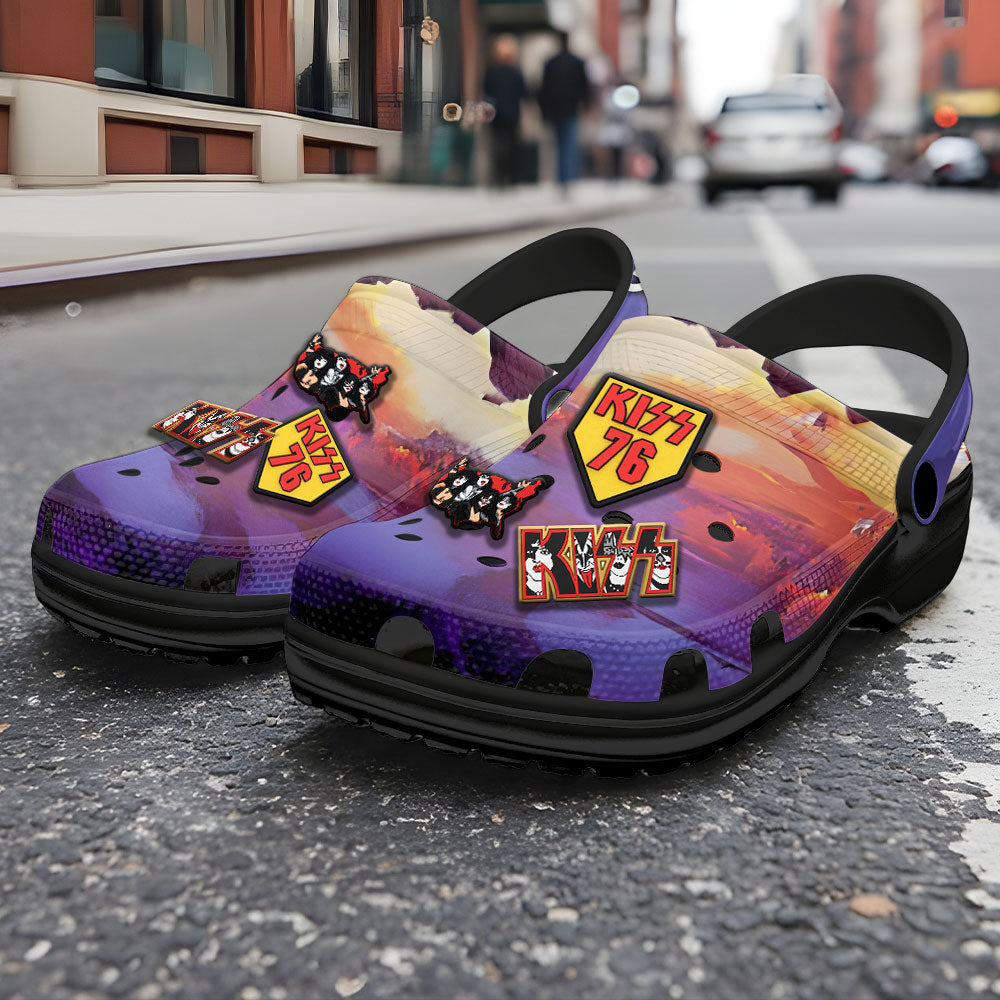 KISS Destroyer 50th Anniversary 2026 Custom Clogs – TMTHU5167