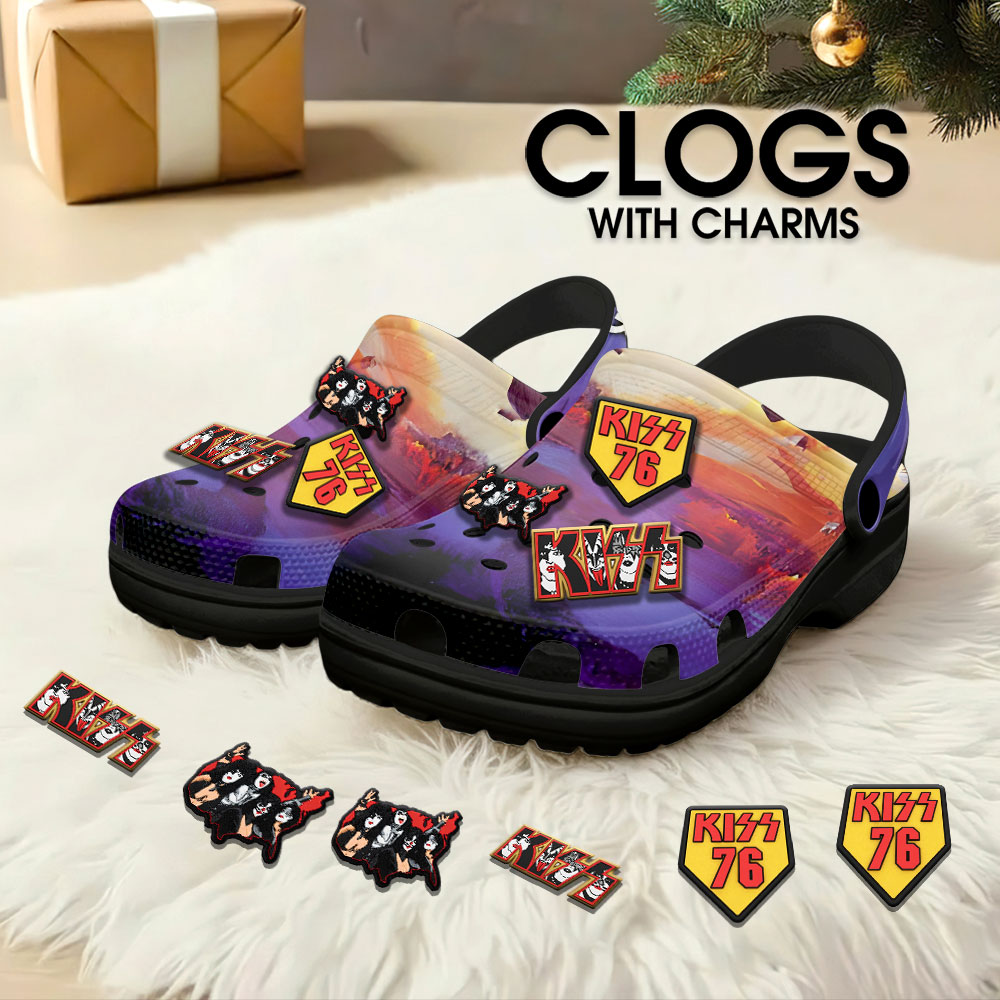 KISS Destroyer 50th Anniversary 2026 Custom Clogs – TMTHU5167
