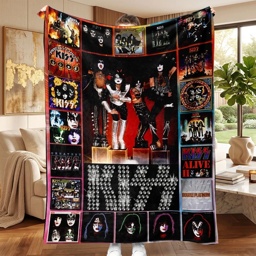 KISS Fleece Blanket – TMTHU9140