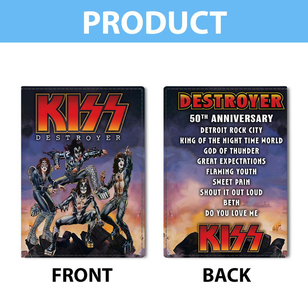 KISS Leather Passport Cover – TMTHU6382