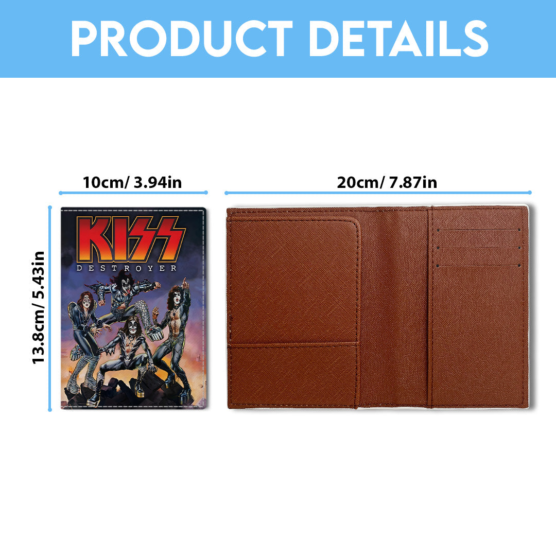 KISS Leather Passport Cover – TMTHU6382