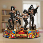 KISS Lovegun 50th Anniversary Custom Shape Acrylic Plaque – TMTHU7226