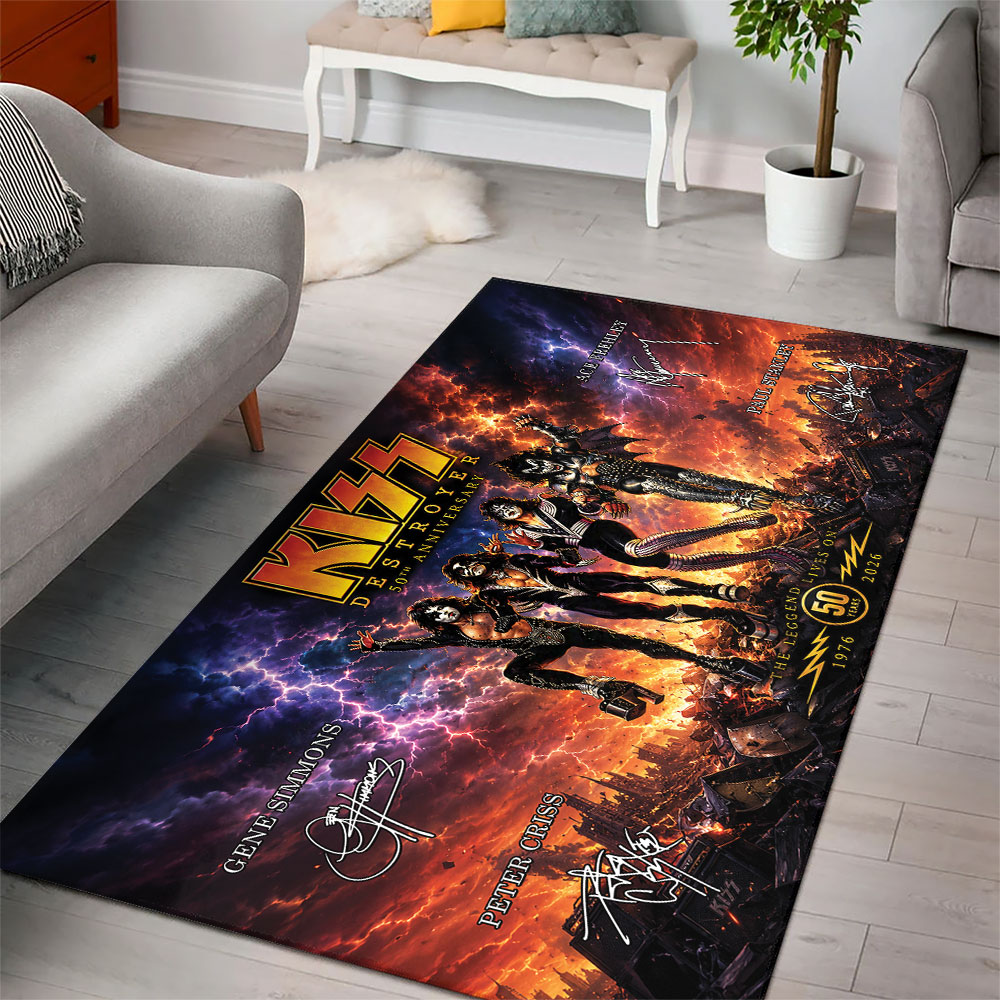 KISS Rectangular Rug – TMTHU7133