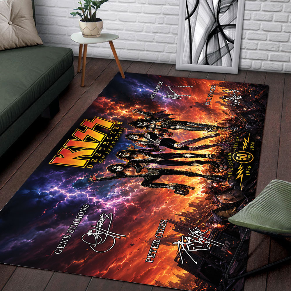 KISS Rectangular Rug – TMTHU7133