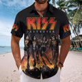 KISS Short Sleeve Button-Down Shirt – TMTHU7298