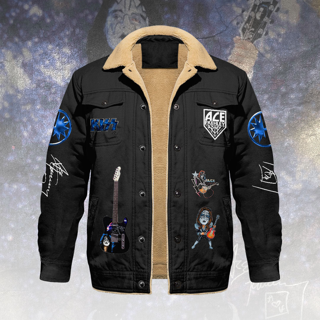 KISS x Ace Frehley 2D Cargo Fleece Jacket – HOATT14010