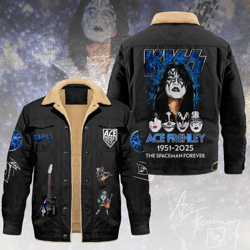 KISS x Ace Frehley 2D Cargo Fleece Jacket – HOATT14010