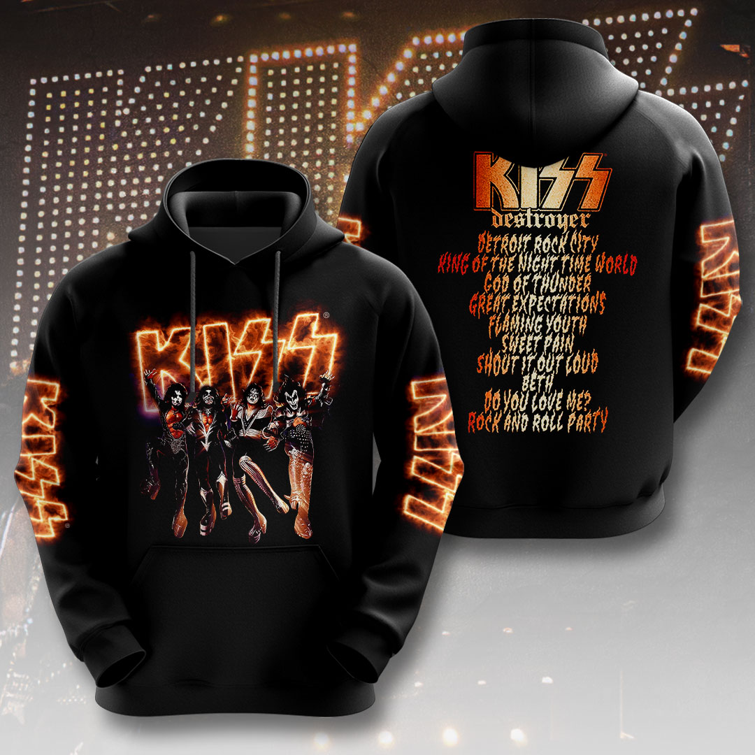 Kiss Band 3D Apparel – HOATT 7382