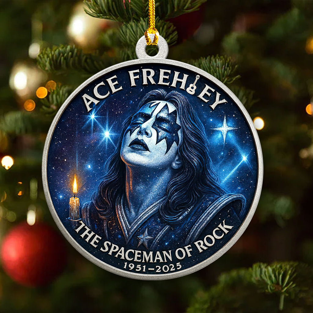 Kiss x Ace Frehley Custom Shape 2-sided Acrylic Ornament – HOATT14120