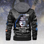 KISS x Ace Frehley 2D Leather Hooded Jacket – HOATT14108