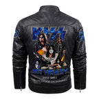 KISS x Ace Frehley 2D Leather Yellow Fleece Jacket – TMTHU1818