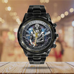 KISS x Ace Frehley Black Stainless Steel Watch – MAITM13483