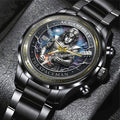 KISS x Ace Frehley Black Stainless Steel Watch – MAITM13483