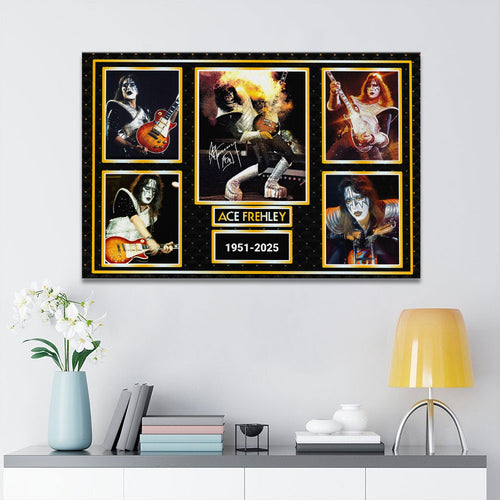 KISS x Ace Frehley Rectangle Canvas With Inner Frame – HOATT14067