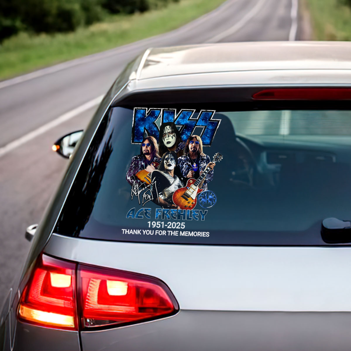 Kiss x Ace Frehley 3D Car Sticker – HOATT13972