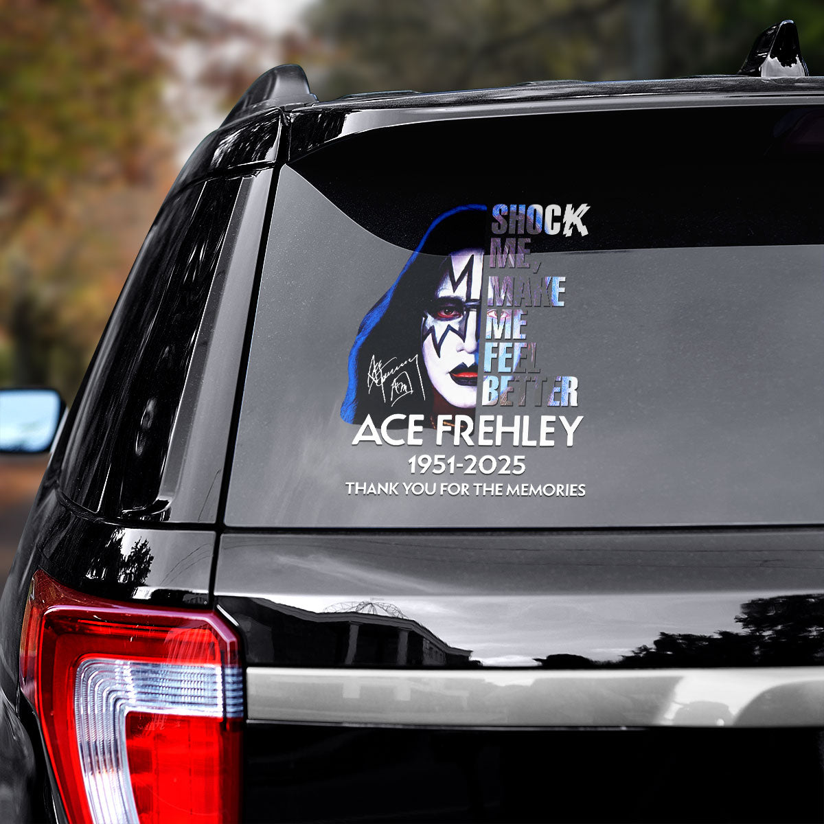 Kiss x Ace Frehley 3D Car Sticker – HOATT13996
