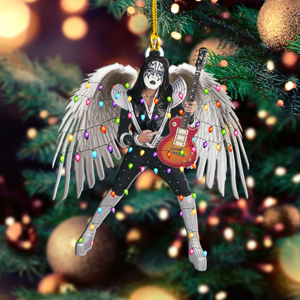 KISS x Ace Frehley Custom Shape 2-sided Acrylic Ornament – MAITM13506