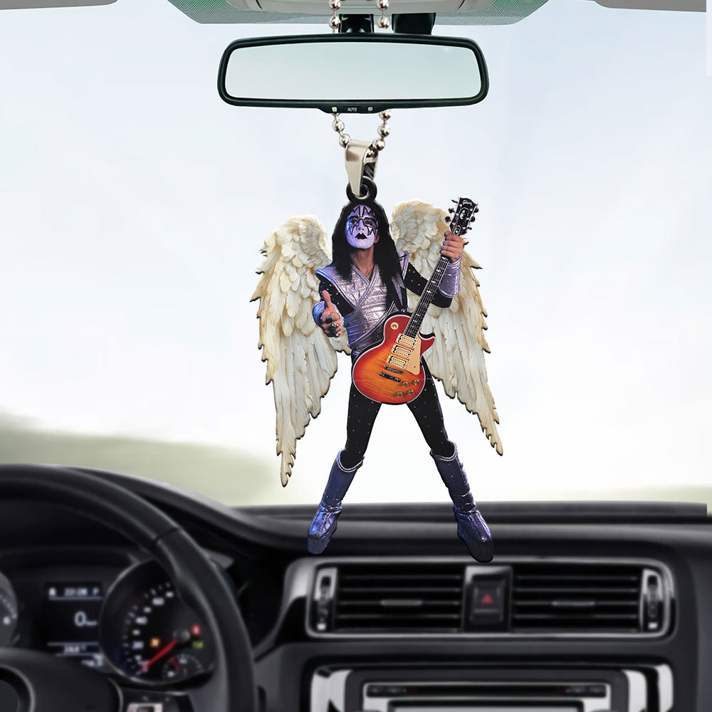 KISS x Ace Frehley Custom shape 2-sided Acrylic Car Ornament – MAITM13530