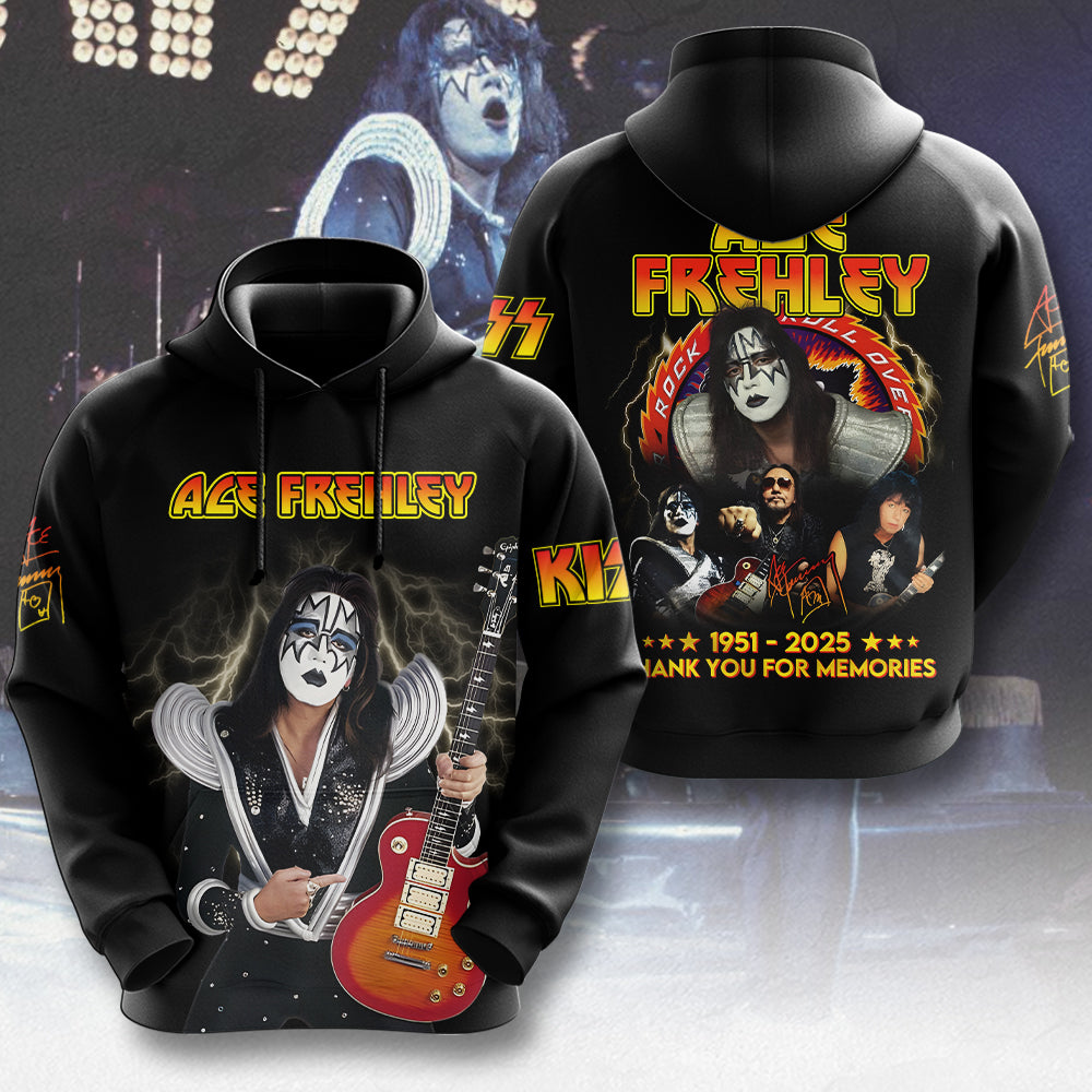 KISS x Ace Frehley 3D Apparel – MAITM13596