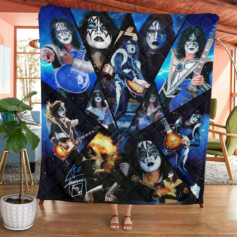 KISS x Ace Frehley Quilt Blanket – GNENEW712