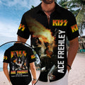 KISS x Ace Frehley Short Sleeve Button-Down Shirt – GNENEW713