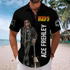KISS x Ace Frehley Short Sleeve Button-Down Shirt – MAITM13473
