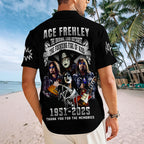 KISS x Ace Frehley Short Sleeve Button-Down Shirt – MAITM13474