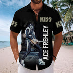 KISS x Ace Frehley Short Sleeve Button-Down Shirt – MAITM13499