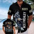 KISS x Ace Frehley Short Sleeve Button-Down Shirt – MAITM13499