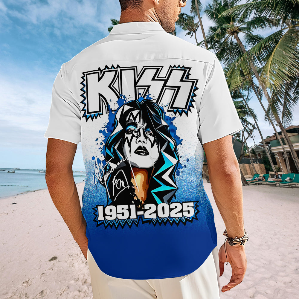 KISS x Ace Frehley Short Sleeve Button-Down Shirt – MAITM13594