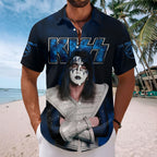 KISS x Ace Frehley Short Sleeve Button-Down Shirt – HOATT13917